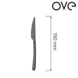 Zdjęcie do “Fine Dine Nóż deserowy Amarone Black, OVE, 190 mm - kod 764855”.