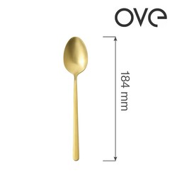 Zdjęcie do “Fine Dine Łyżka deserowa Amarone Gold, OVE, 184 mm - kod 764381”.