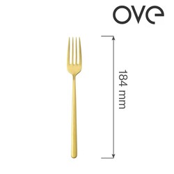 Zdjęcie do “Fine Dine Widelec deserowy Amarone Gold, OVE, 184 mm - kod 764398”.