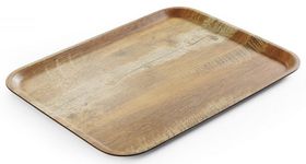 Zdjęcie do “Taca do serwowania laminowana nadrukiem drewna- drewno 330x430 mm- kod 508879”.