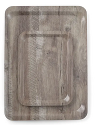 Zdjęcie do “Hendi Taca do serwowania z laminatem z melaminy, antypoślizgowa, z wzorem drewna 370x530 mm - kod 508954”.