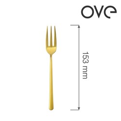 Zdjęcie do “Fine Dine Widelczyk do ciasta Amarone Gold, OVE, 153 mm - kod 764350”.