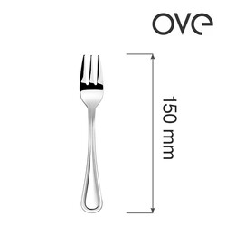 Zdjęcie do “Fine Dine Widelczyk do ciasta Bologna, OVE, 150 mm, zestaw 12 szt. kod 766774”.