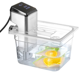 Zdjęcie do “Hendi Pokrywka do pojemników GN 1/2 z poliwęglanu z wycięciem na sous vide - kod 864234”.