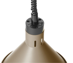 Zdjęcie do “Hendi Lampa do podgrzewania potraw wisząca, stożkowa 250 W - kod 273777”.
