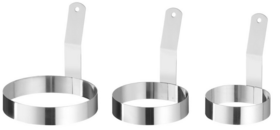 Zdjęcie do “Pierścień z uchwytem do jaj sadzonych śr. 128x(H)125 mm - kod 512098”.