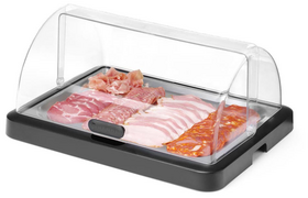 Zdjęcie do “Witrynka chłodząca pojedyncza roll-top Duo UNIQ 460x355x(H)220 mm- kod 871805”.