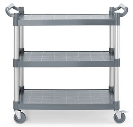 Zdjęcie do “AmerBox Wózek kelnerski 3-półkowy z polipropylenu 1010x500x(H)960 mm - kod 816264”.