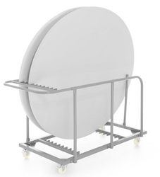 Zdjęcie do “Wózek do transportu stołów cateringowych 1800x850x(h)990   mm - kod 811221”.