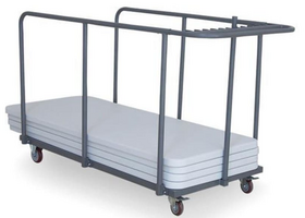 Zdjęcie do “Wózek do transportu stołów cateringowych 1800x850x(h)990   mm - kod 811221”.