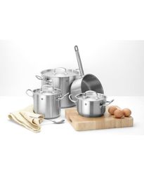 Zdjęcie do “Hendi Garnek wysoki Kitchen Line z pokrywką poj. 45 l śr. 400(H)360 mm -  kod 837146”.