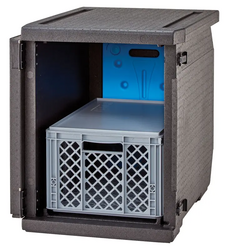 Zdjęcie do “Cambro pojemnik termoizolacyjny na pojemniki 600x400 mm, ładowany od przodu(bez prowadnic) - kod EPP4060FNR110”.