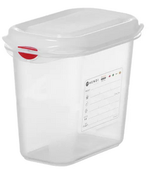 Zdjęcie do “Pojemnik GN 1/9 wys. 150 mm z polipropylenu 1,5 L - kod 873144”.