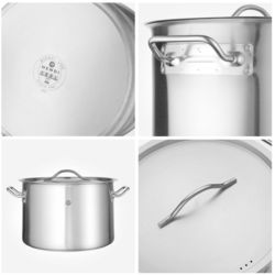 Zdjęcie do “Hendi Garnek niski z pokrywką 8,5 L, śr. 320x(H)139 mm - kod 836514”.