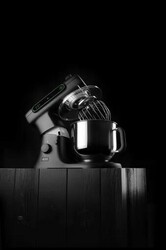 Zdjęcie do “Blackbolt PRO mikser planetarny, HENDI, 7L, czarny, 230V/800W, 470x263x(H)413mm kod 221150”.