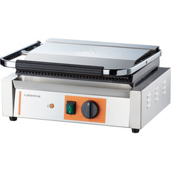 Zdjęcie do “Stalgast grill kontaktowy Panini, ryflowany 2,2 kW - kod S742038”.
