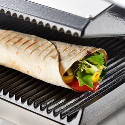 Zdjęcie do “Stalgast grill kontaktowy Panini, ryflowany 2,2 kW - kod S742038”.
