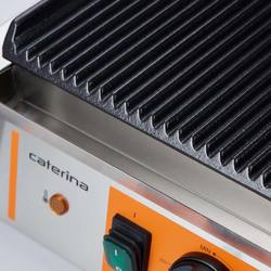 Zdjęcie do “Stalgast grill kontaktowy podwójny ryflowany 3,6 kW - kod S742028”.