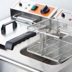 Zdjęcie do “Stalgast Frytownica elektryczna z kranem 2-komorowa Caterina,  2x8 l - kod S746097”.