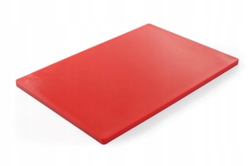 Zdjęcie do “Deska do krojenia HACCP 600x400 mm czerwona do surowego mięsa - kod 825617”.