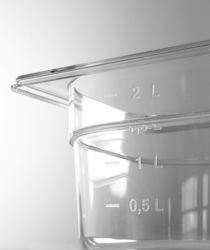 Zdjęcie do “Pojemnik GN 1/4 Profi Line z polipropylenu wys. 150 mm - kod 880319”.