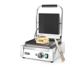 Zdjęcie do “Grill kontaktowy pojedynczy - góra i dół ryflowane kod 263501”.
