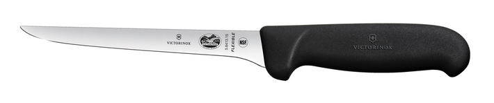 Zdjęcie do “Victorinox Fibrox Nóż do trybowania , wąskie giętkie ostrze 150 mm - kod 5.6413.15”.