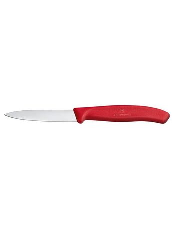 Zdjęcie do “Victorinox Swiss Classic Nóż do jarzyn, gładki, 80 mm, czerwony - kod 6.7601”.