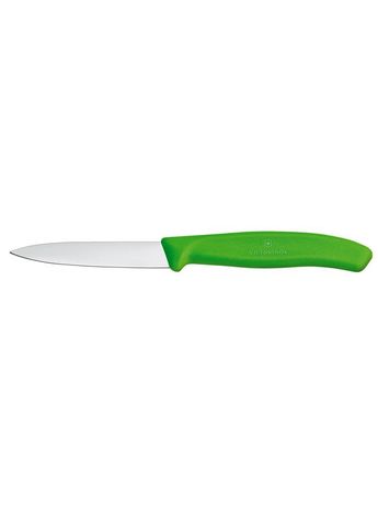 Zdjęcie do “Victorinox Swiss Classic Nóż do jarzyn, gładki, 80 mm, zielony - kod 6.7606.L114”.