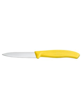 Zdjęcie do “Victorinox Swiss Classic Nóż do jarzyn, gładki, 80 mm, żółty - kod 6.7606.L118”.