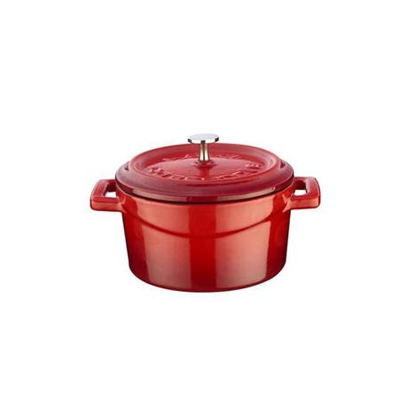 Zdjęcie do “Mini garnek żeliwny czerwony 350 ml kod 832172”.