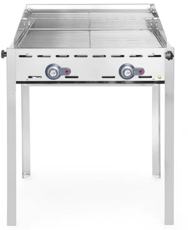 Zdjęcie do “Hendi Grill gazowy Green Fire Profi Line 2-palnikowy - kod 149621”.