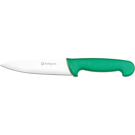 Zdjęcie do “Stalgast Nóż kuchenny, HACCP, zielony, dł, ostrza 220 mm - kod S281212”.