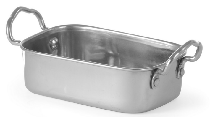Zdjęcie do “Brytfanna miniaturowa do przekąsek 196x95x(H)70 mm - kod 426487”.