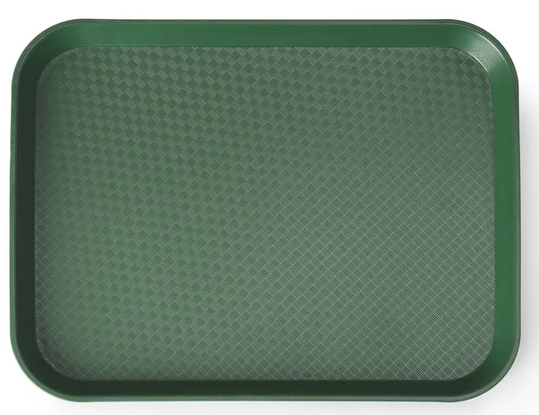 Zdjęcie do “Taca Fast Food z polipropylenu 265x345 mm, zielona - kod 878736”.