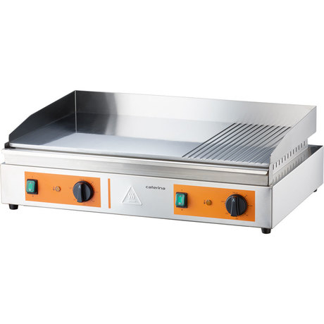 Zdjęcie do “Stalgast Płyta grillowa, 2/3 gładka, 1/3 ryflowana, Caterina - kod S745104”.