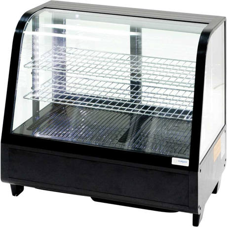 Zdjęcie do “Stalgast Witryna chłodnicza ekspozycyjna 100 l czarna oświetlenie LED - kod S852104”.