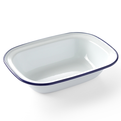 Zdjęcie do “Miska prostokątna emaliowana 215x160 mm - kod 621219”.