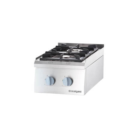 Zdjęcie do “Stalgast Kuchnia gazowa, 2-palnikowa, nastawna, 8,5 kW, G20 - kod S9705110”.
