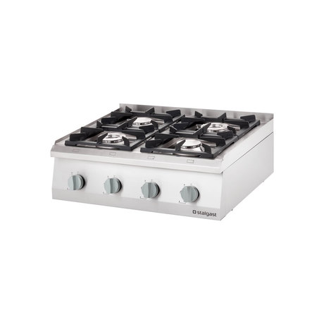 Zdjęcie do “Stalgast Kuchnia gazowa, 4-palnikowa, nastawna, 20,5 kW, G30 - kod S9706130”.
