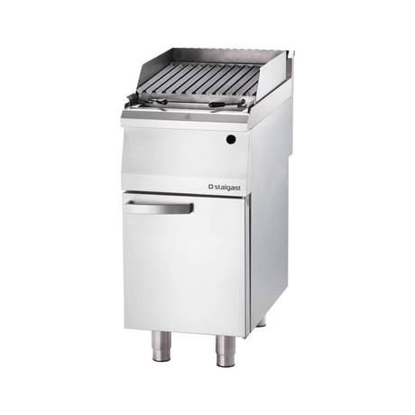 Zdjęcie do “Stalgast Grill lawowy gazowy, ruszt S, 6,5 kW, G30 - kod S9732130”.