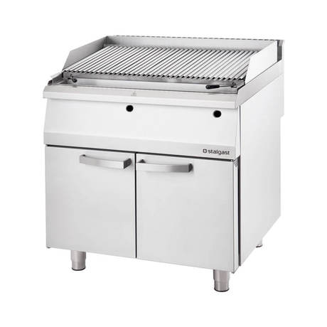 Zdjęcie do “Stalgast Grill lawowy gazowy, ruszt S, 13 kW, G30 - kod S9733130”.