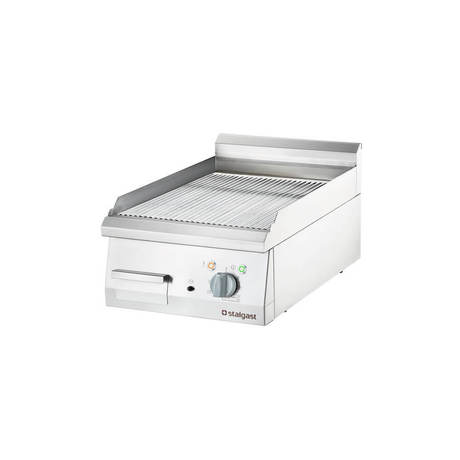 Zdjęcie do “Stalgast płyta grillowa elektryczna, ryflowana, 4 kW - kod S9736200”.