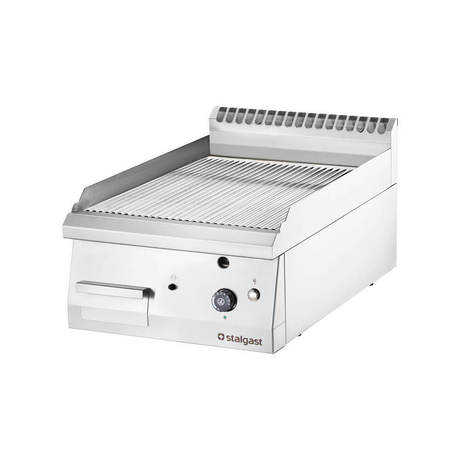 Zdjęcie do “Stalgast płyta grillowa gazowa, ryflowana, 6,5 kW, G30, chrom - kod S9736230”.