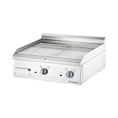 Zdjęcie do “Stalgast płyta grillowa elektryczna, ryflowana, 8,1 kW, chrom - kod S9737200”.