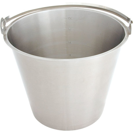 Zdjęcie do “Stalgast wiadro stalowe z podziałką, Ø 293 mm,  10 l - kod S091103”.