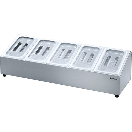 Zdjęcie do “Stalgast ekspozytor na pojemniki 5 x GN 1/4, produkt polski - kod S815240”.