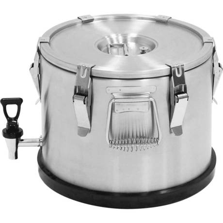 Zdjęcie do “Stalgast Termos stalowy z kranem do transportu żywności 15 l - kod S052154”.