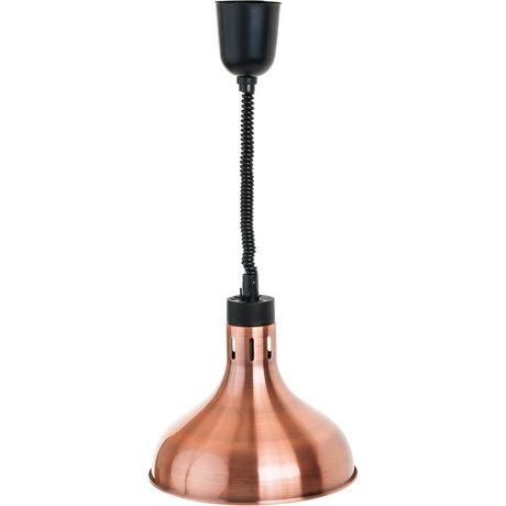 Zdjęcie do “Stalgast Lampa do podgrzewania potraw wisząca, miedziana 0,25 kW- kod S692612”.