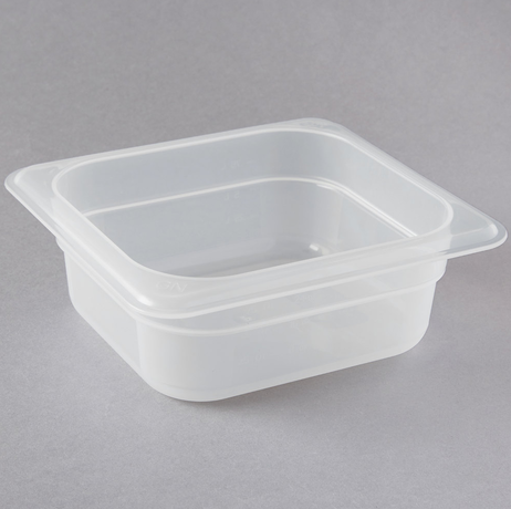 Zdjęcie do “Cambro Pojemnik GN 1/6 wys. 65 mm z przezroczystego polipropylenu - kod 62PP190”.